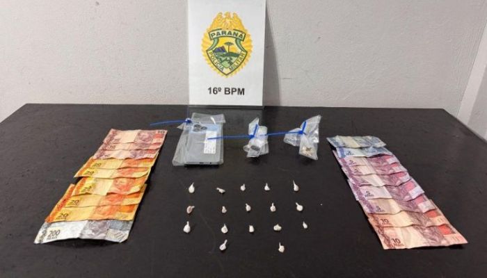 Pinhão - Homem é detido por posse de crack após transação suspeita no Lindouro 
